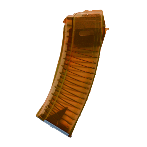 Magazynek KM-15 AK74 / Tantal Polimer 30 Naboi, Translucent Amber - WBP / Kobold Customs