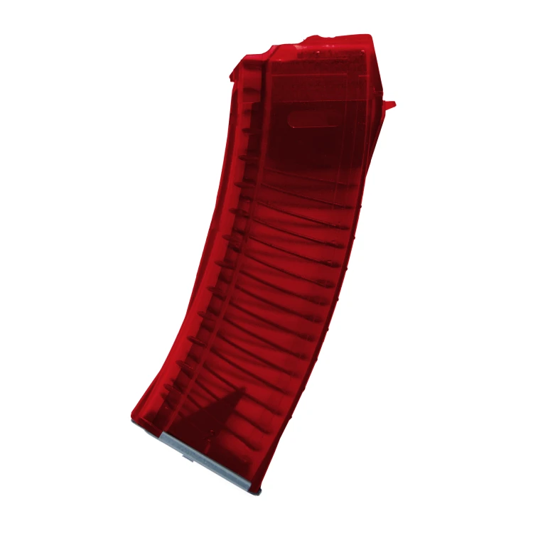 Magazynek KM-16 AK74 / Tantal Polimer 30 Naboi, Translucent Red - WBP / Kobold Customs