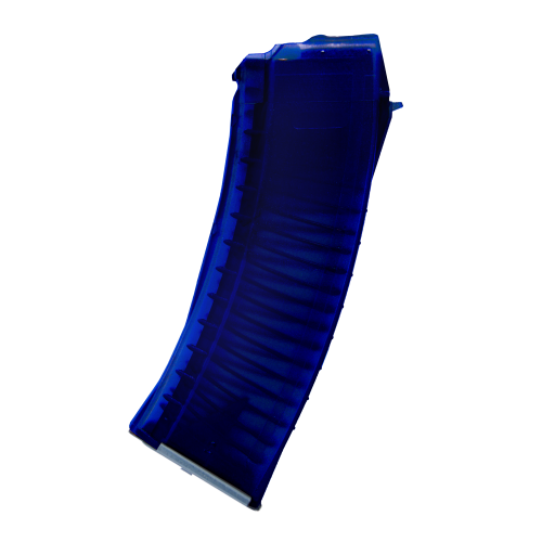 Magazynek KM-76 AK74 / Tantal Polimer 30 Naboi, Translucent Cobalt - WBP / Kobold Customs