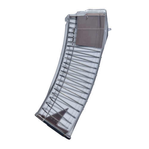 Magazynek AK74 Polimer 30 Naboi, Przezroczysty - ISD