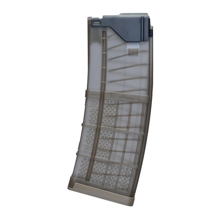 Magazynek AR15 Kompozytowy 30 Naboi, Translucent Dark Earth - Lancer