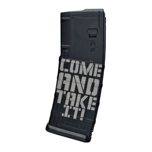 Magazynek PMAG 30 AR/M4 GEN M2, "Come And Take It" - Magpul / Brownells