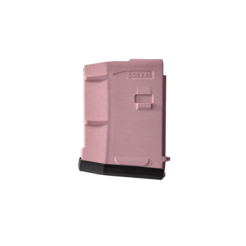 Magazynek AR15 Polimer 10 Naboi, Różowy - PUFGUN