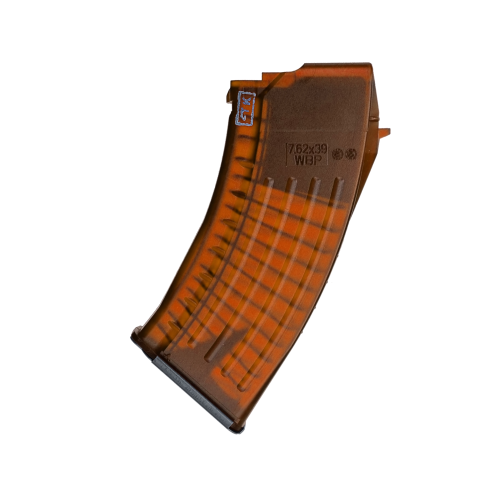 Magazynek KM-M42A AK / AKM Polimer 20 Naboi, Gen 2, Smoke Amber - WBP / Kobold Customs
