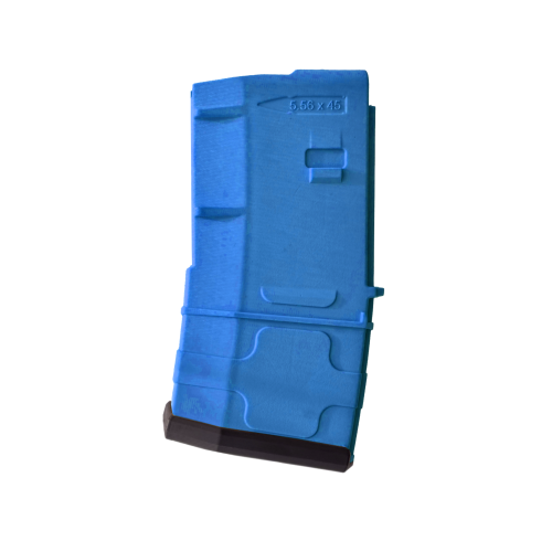 Magazynek AR15 Polimer 20 Naboi, Niebieski - PUFGUN