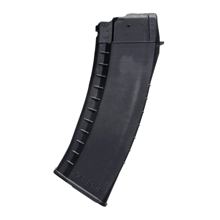 Magazynek AK74 Polimer 30 Naboi, Stalowe zaczepy, Czarny - ISD