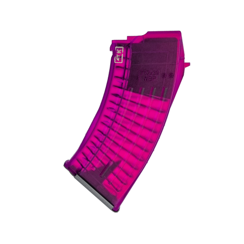 Magazynek KM-MC47A AK / AKM Polimer 20 Naboi, Gen 2, Clear Rose - WBP / Kobold Customs
