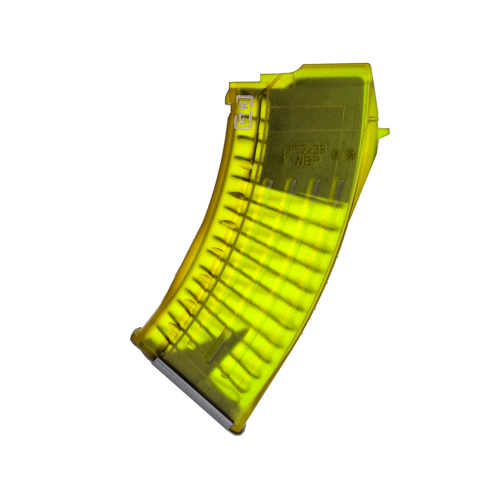 Magazynek KM-MC65A AK / AKM Polimer 20 Naboi, Gen 2, Clear Lemon - WBP / Kobold Customs