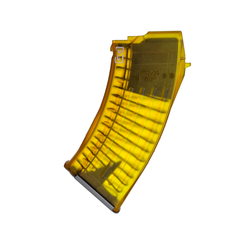 Magazynek KM-MC67A AK / AKM Polimer 20 Naboi, Gen 2, Clear Gold - WBP / Kobold Customs