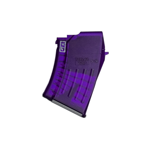 Magazynek KM-S14A AK / AKM Polimer 10 Naboi, Gen 2, Smoke Violet - WBP / Kobold Customs