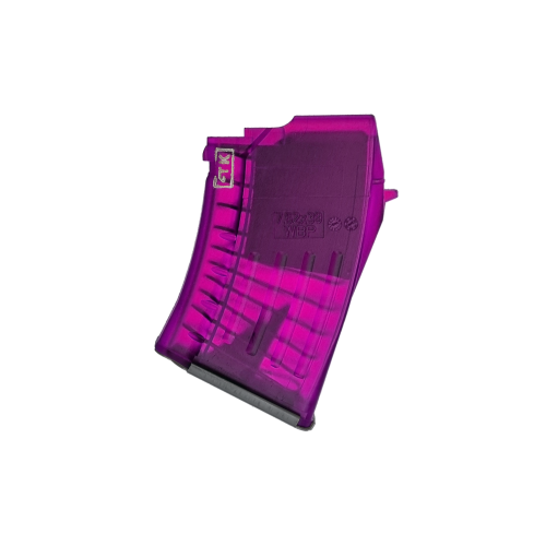 Magazynek KM-SC47A AK / AKM Polimer 10 Naboi, Gen 2, Clear Rose - WBP / Kobold Customs