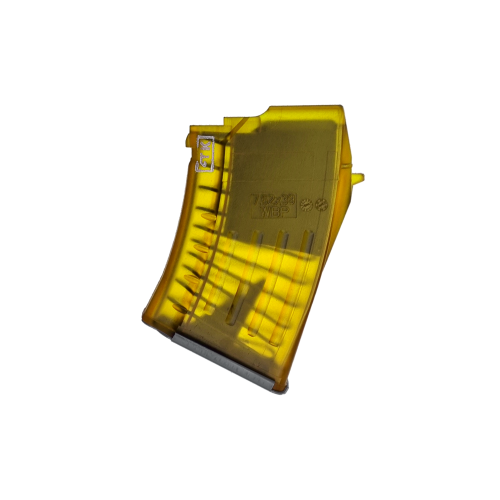Magazynek KM-SC67A AK / AKM Polimer 10 Naboi, Gen 2, Clear Gold - WBP / Kobold Customs