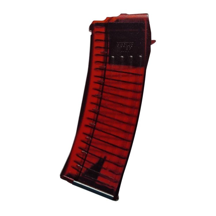 Magazynek KM-21 Beryl / AK 5.56 Polimer 30 Naboi, Smoke Red - WBP / Kobold Customs