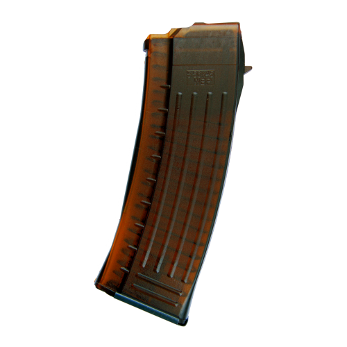 Magazynek KM-28 Beryl / AK 5.56 Polimer 30 Naboi, Smoke Amber - WBP / Kobold Customs