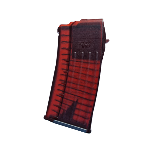 Magazynek Beryl / AK 5.56 Polimer 20 Naboi, Smoke Red - WBP / Kobold Customs