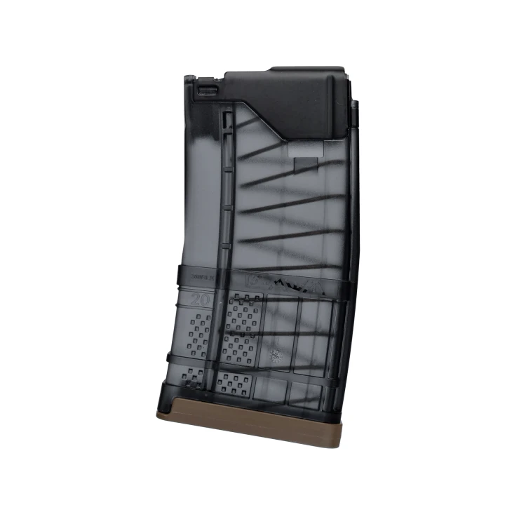 Magazynek AR15 300 BLK Kompozytowy 20 Naboi, Translucent Smoke - Lancer