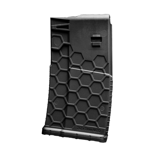 Magazynek AR10 Polimer 20 Naboi, Czarny - Hexmag