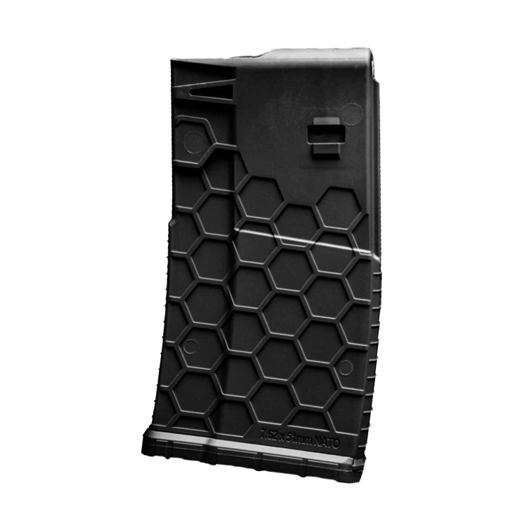 Magazynek AR10 Polimer 20 Naboi, Carbon Fiber - Hexmag