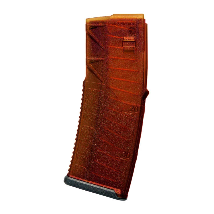 Magazynek AR15 / Grot Polimer 30 Naboi, Translucent Amber - FB Radom / Kobold Customs