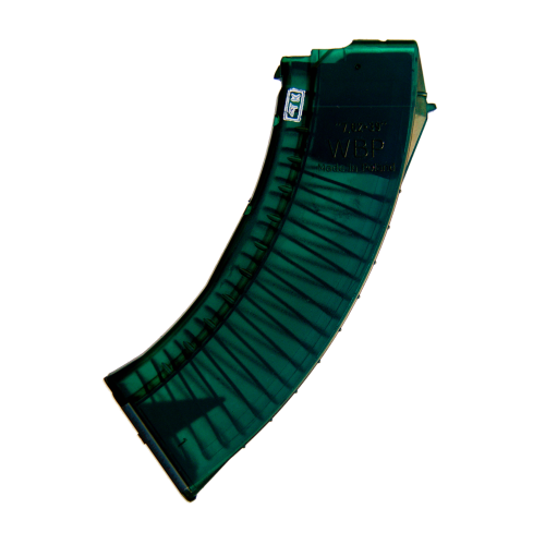 Magazynek KM-C7 AK / AKM Polimer 30 Naboi, Gen 1, Clear Jungle - WBP / Kobold Customs