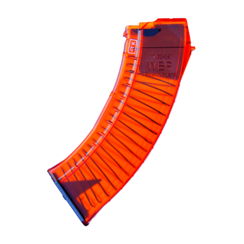 Magazynek KM-C42 AK / AKM Polimer 30 Naboi, Gen 1, Clear Flame - WBP / Kobold Customs