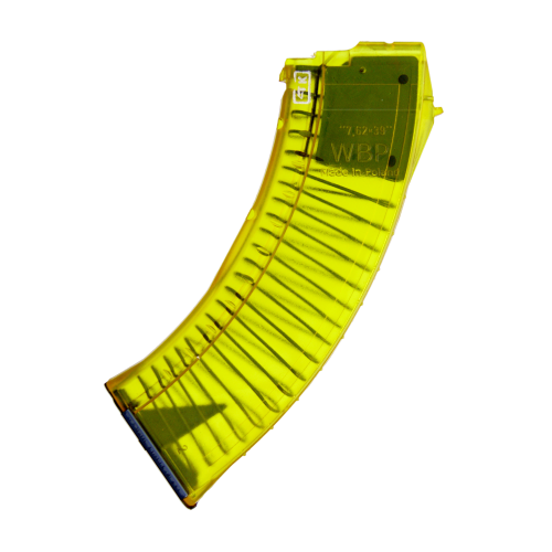 Magazynek KM-C65 AK / AKM Polimer 30 Naboi, Gen 1, Clear Lemon - WBP / Kobold Customs