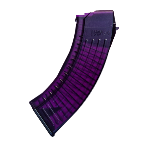 Magazynek KM-14A AK / AKM Polimer 30 Naboi, Gen 2, Smoke Violet - WBP / Kobold Customs