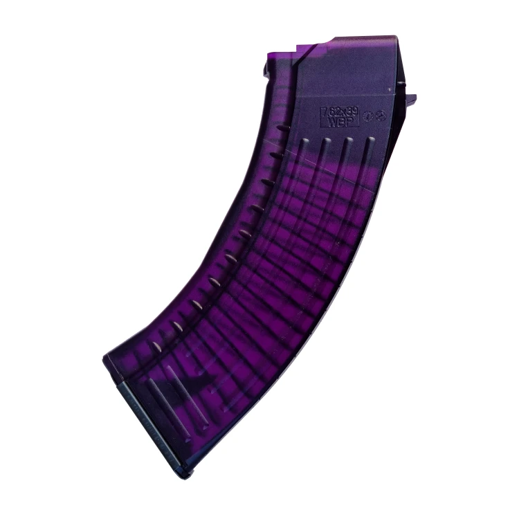 Magazynek KM-14A AK / AKM Polimer 30 Naboi, Gen 2, Smoke Violet - WBP / Kobold Customs